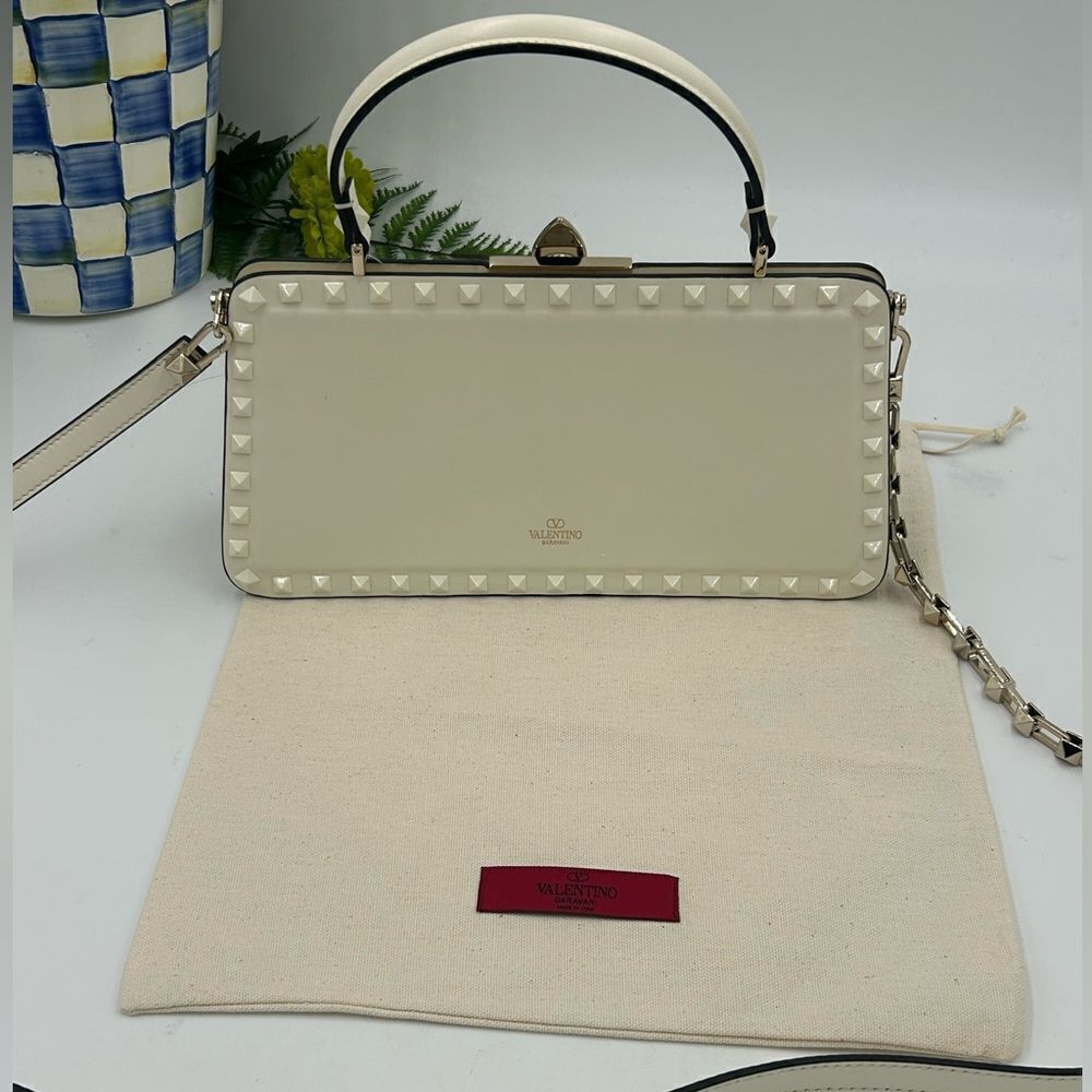 Women’s Valentino Garavani rock stud, shoulder bag made in Italy